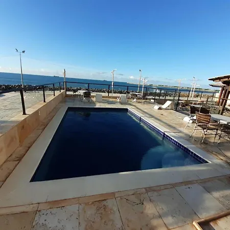 402 Lindo Flat mobiliado com vista lateral mar na Praia de Iracema Fortaleza  Exterior foto